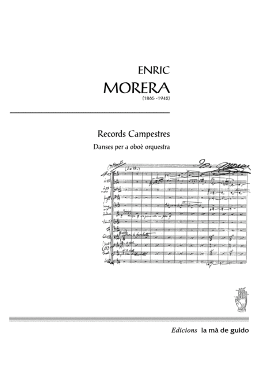 Records campestres. Danses per a oboè i orquestra Full Orchestra scores gallery preview page 1
