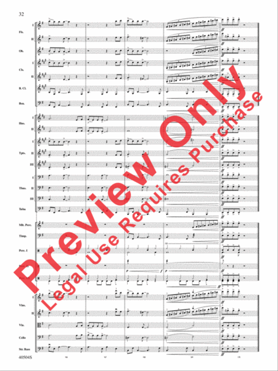 The Eagles on Tour The Eagles on Tour Full Orchestra scores gallery preview page 33