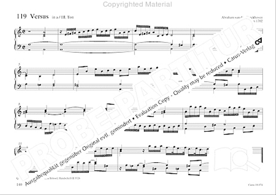 Organo pleno. Orgelstucke zum Ein- und Auszug Organ Solo scores gallery preview page 148