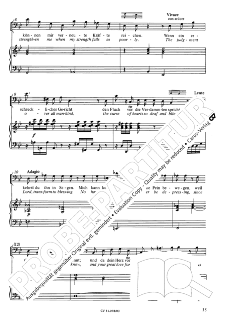 Jesus, you have freed my spirit (Jesu, der du meine Seele) 4-Part scores gallery preview page 36