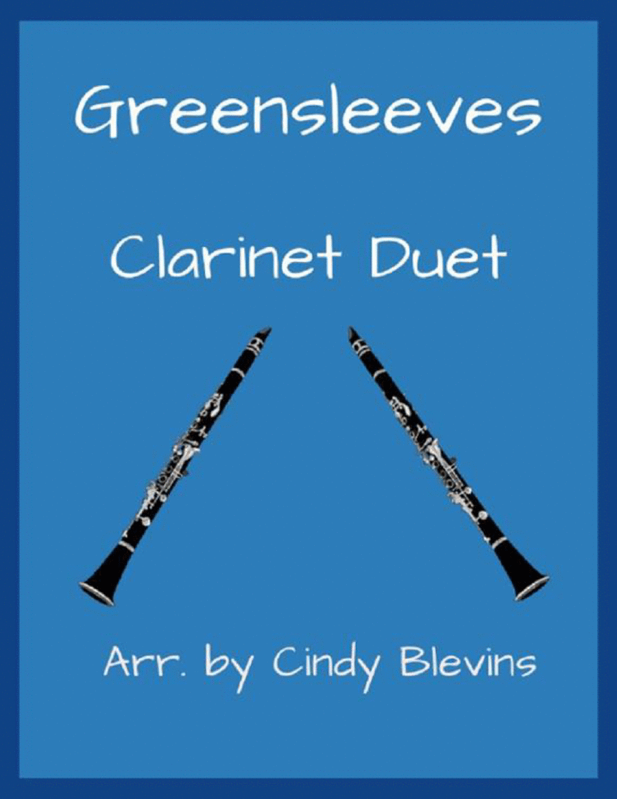 Greensleeves, for Clarinet Duet image number null