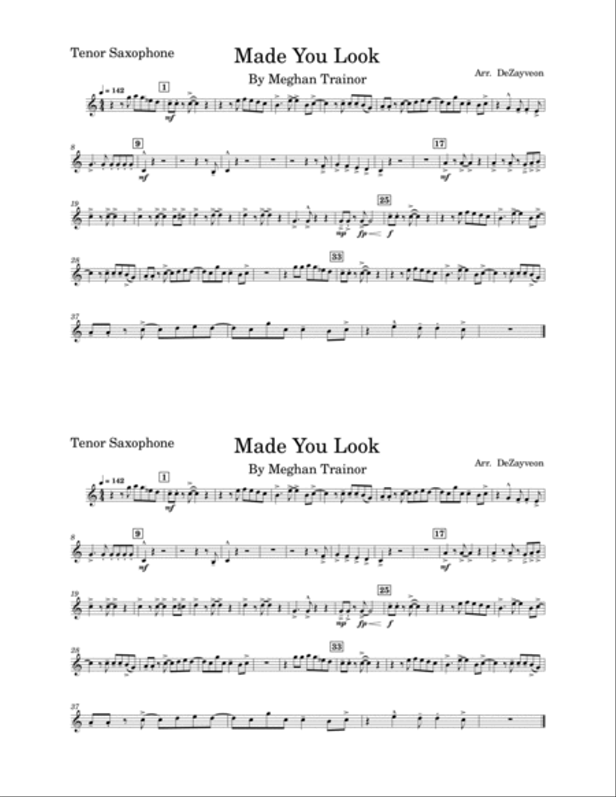Made You Look Made You Look Marching Band scores gallery preview page 5