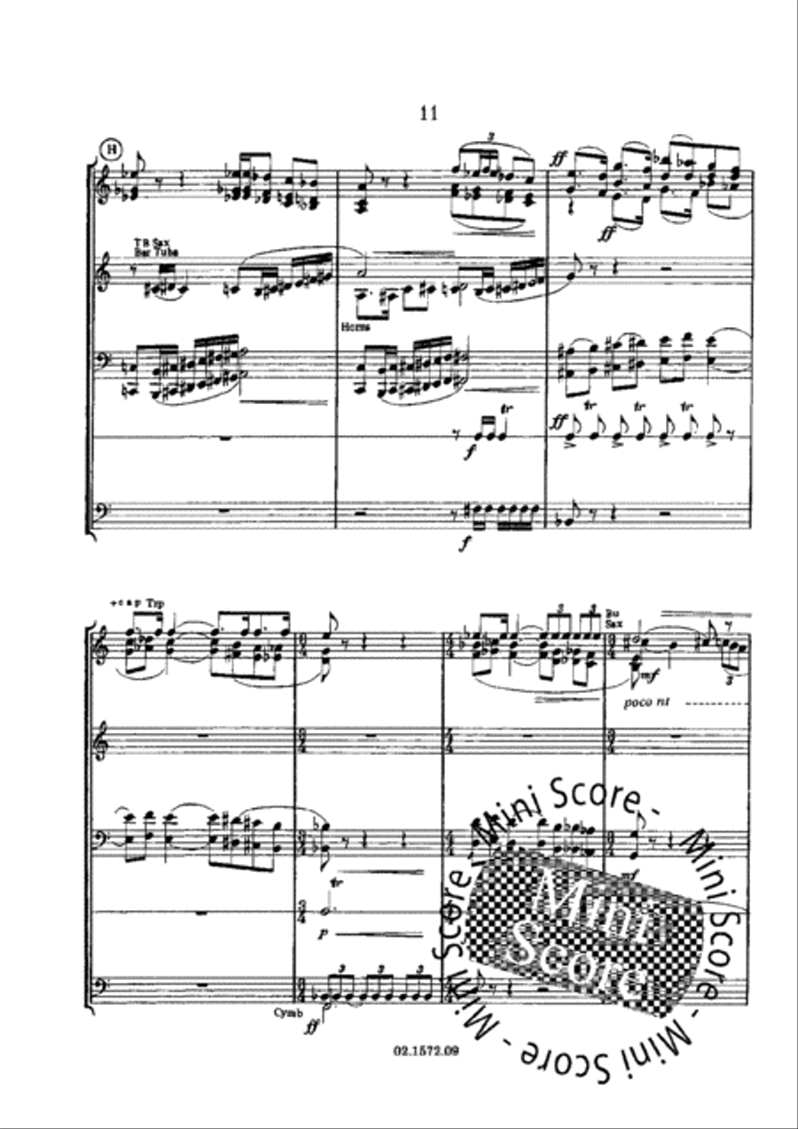 Triptiek voor Fanfare Concert Band scores gallery preview page 14