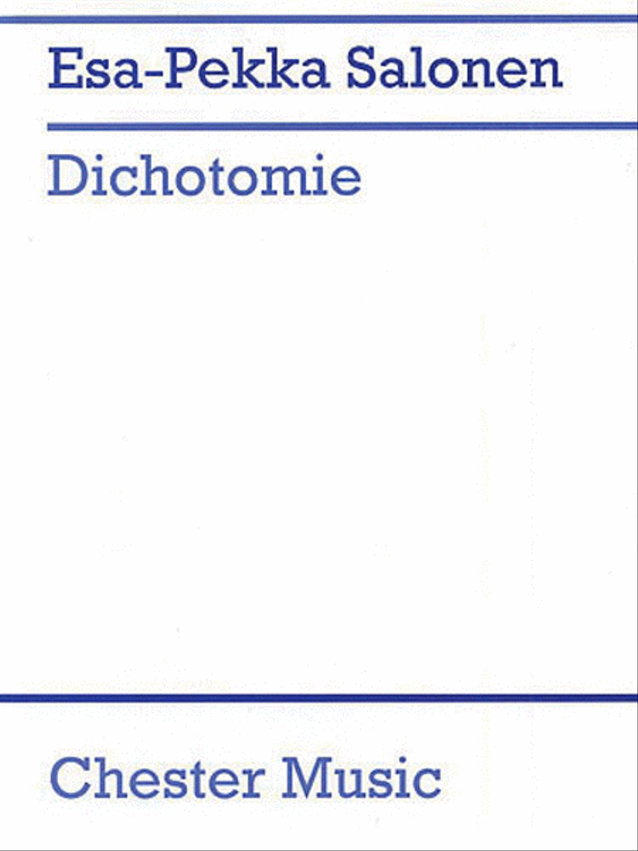 Dichotomie Piano Solo scores gallery preview page 1