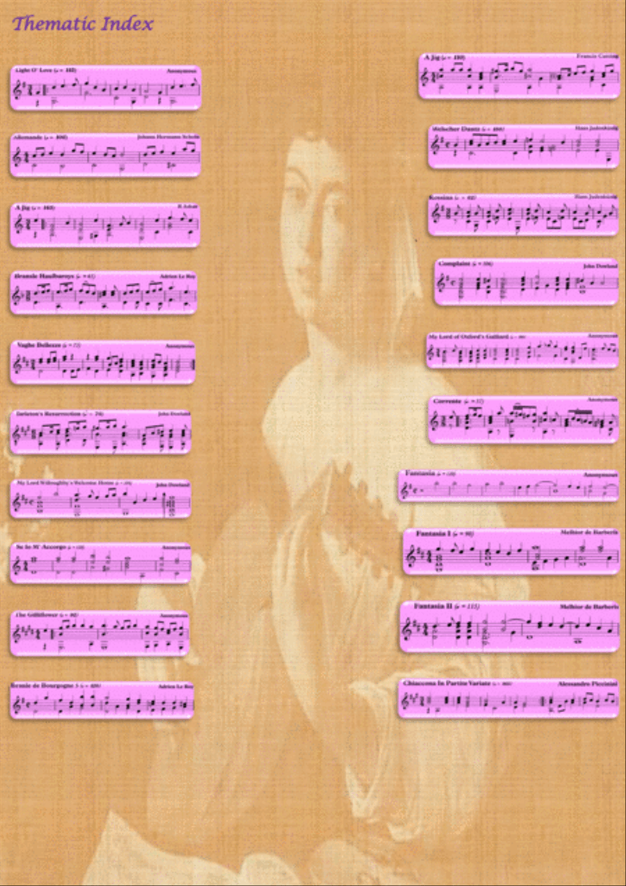 EASY RENAISSANCE GUITAR MUSIC - Volume 3 Classical Guitar scores gallery preview page 3