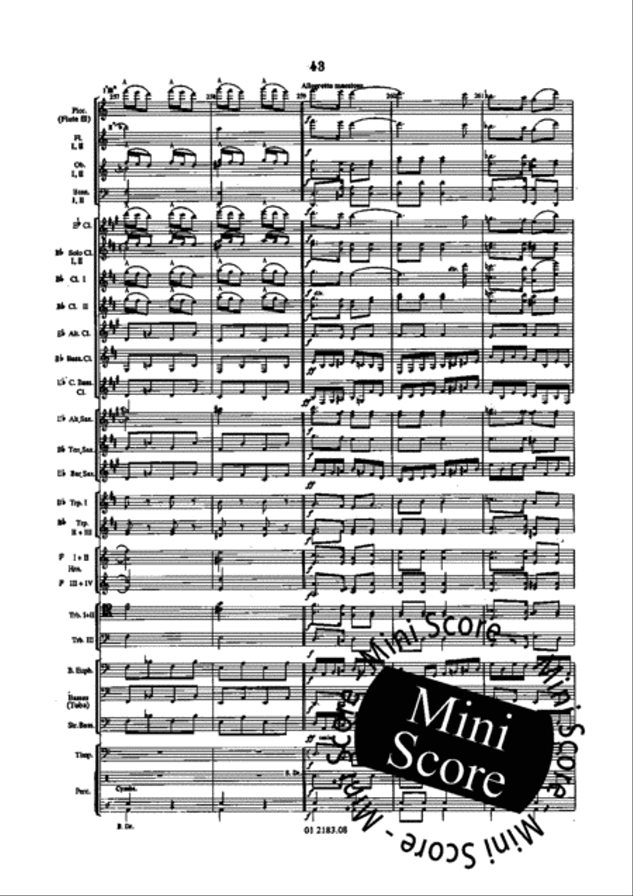 Der Zigeunerbaron Concert Band scores gallery preview page 49