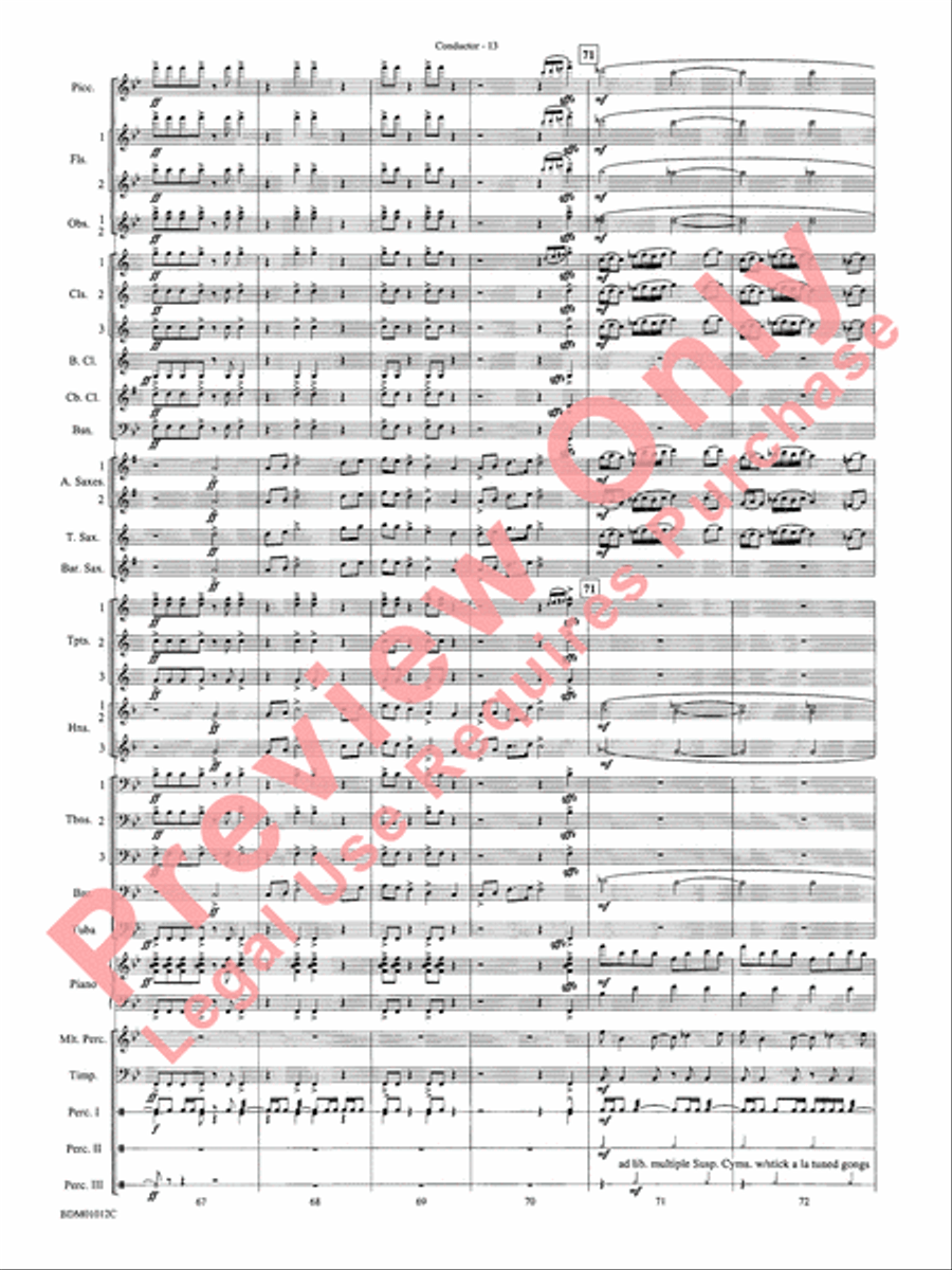Inchon Concert Band scores gallery preview page 18