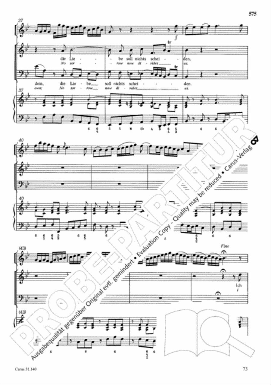 The Complete Sacred Vocal Works (Das geistliche Vokalwerk) Voice scores gallery preview page 576