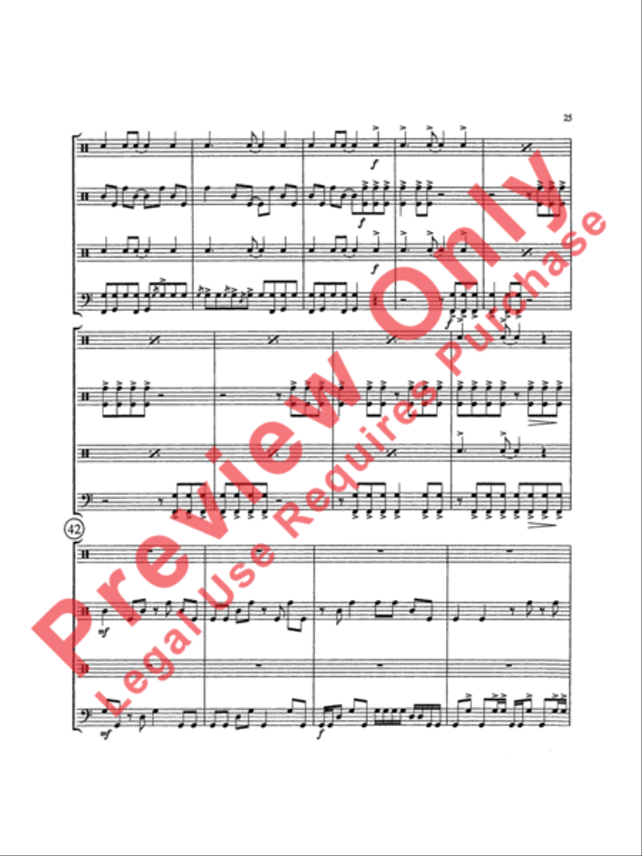 Triptych Percussion Ensemble scores gallery preview page 28