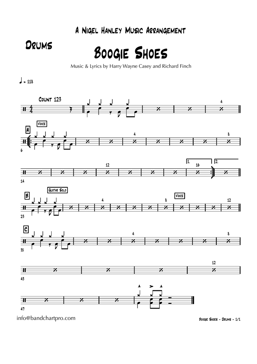 Boogie Shoes Jazz Ensemble scores gallery preview page 2