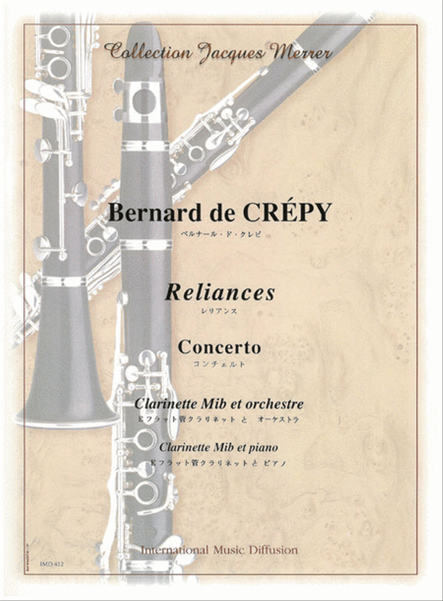 Reliances E-Flat Clarinet scores gallery preview page 1