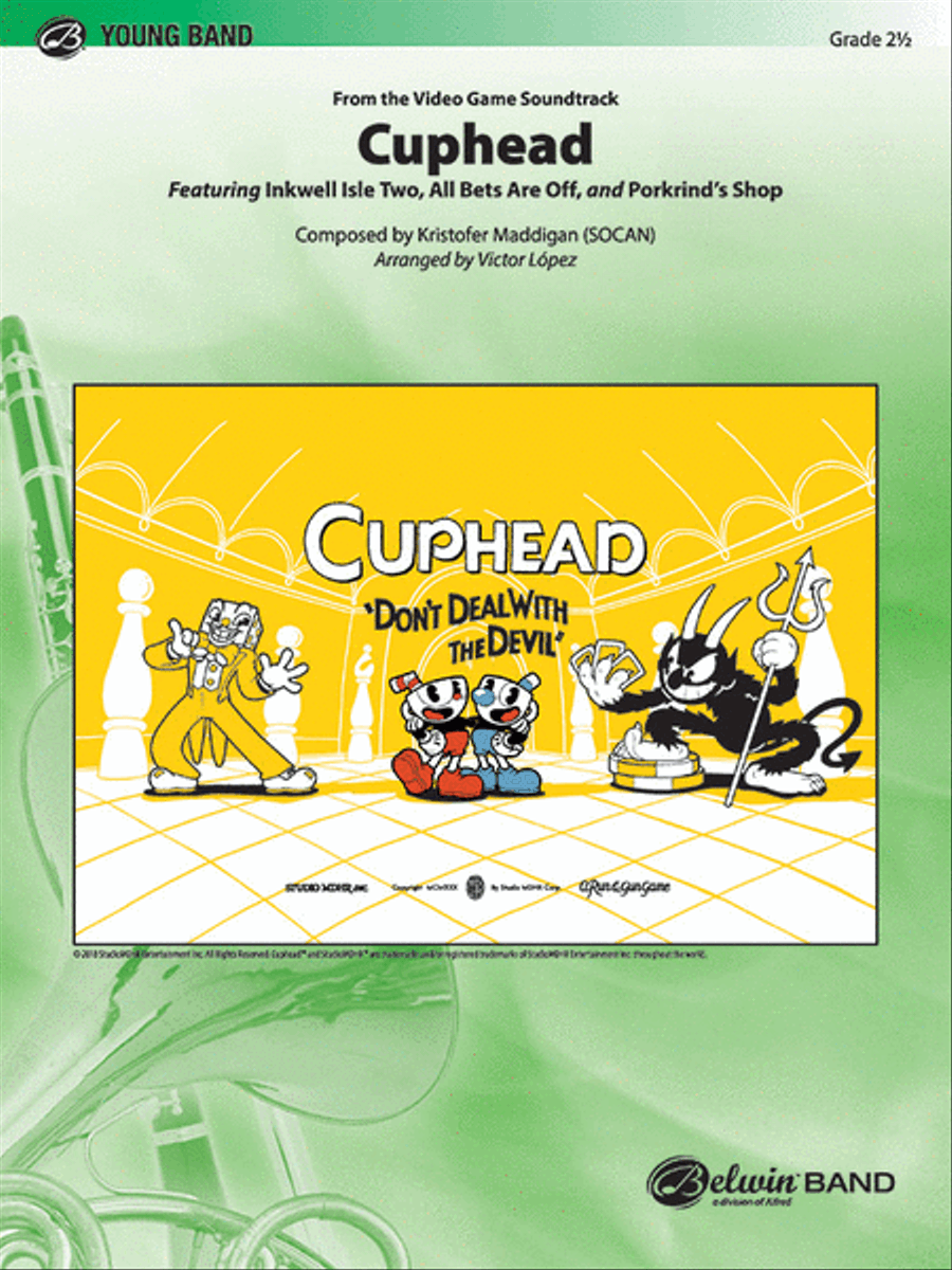 Cuphead Concert Band scores gallery preview page 1