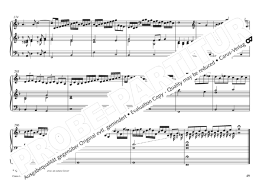 Organ music of the Hasse family Organ Solo scores gallery preview page 50