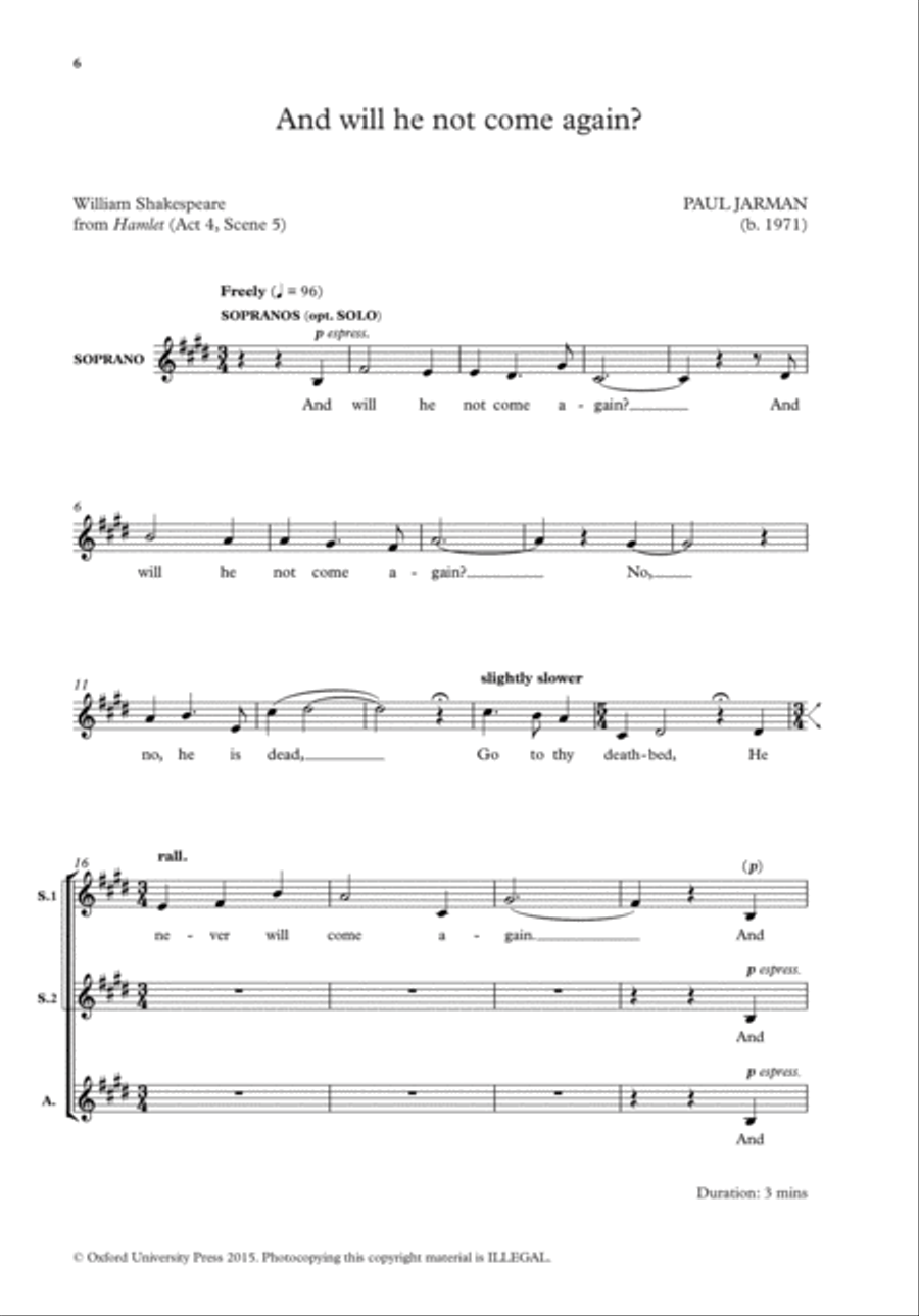Hark, hark, the lark 3-Part scores gallery preview page 2