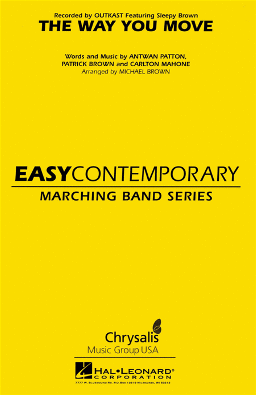 The Way You Move Marching Band scores gallery preview page 1