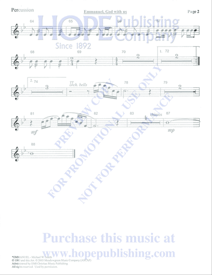 Emmanuel Emmanuel Orchestra scores gallery preview page 279