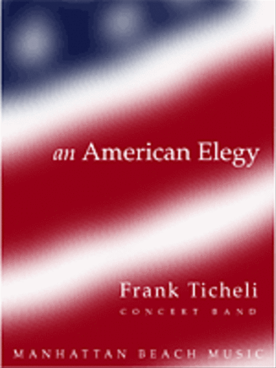 An American Elegy Concert Band scores gallery preview page 1