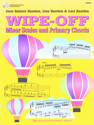 Book cover for Wipe-Off: Minor Scales & Primary Chords