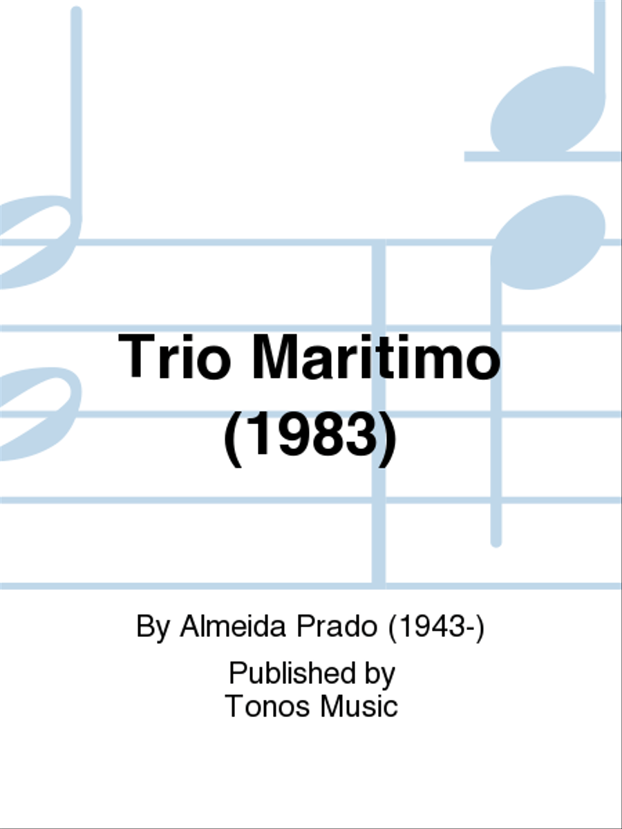 Trio Maritimo (1983) Piano Trio scores gallery preview page 1