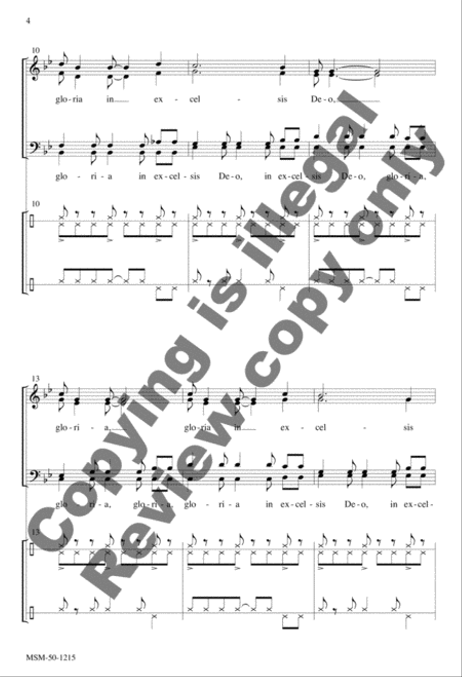 South African Gloria South African Gloria 4-Part scores gallery preview page 4