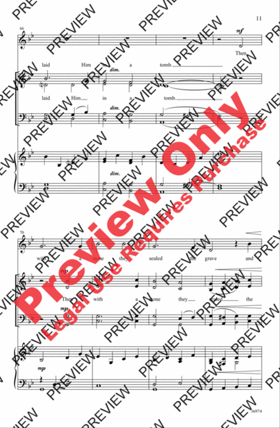 He's Gonna Rise, My Soul to Save! 4-Part scores gallery preview page 11