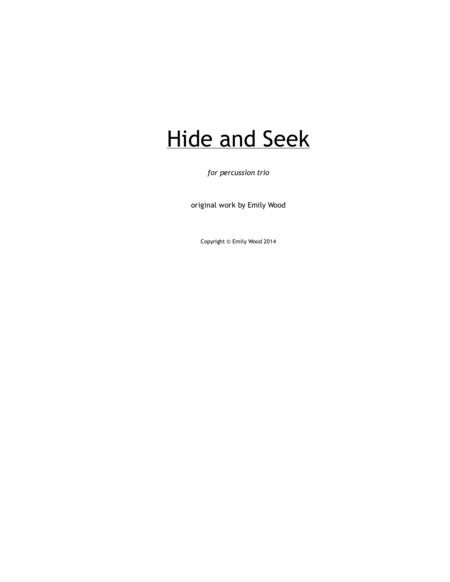 Hide and Seek image number null