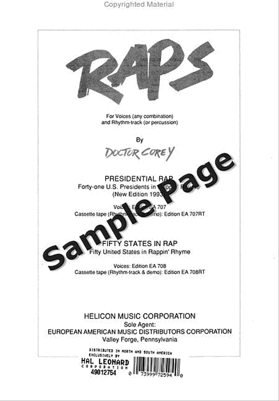50 States in Rap 50 States in Rap Choir scores gallery preview page 7