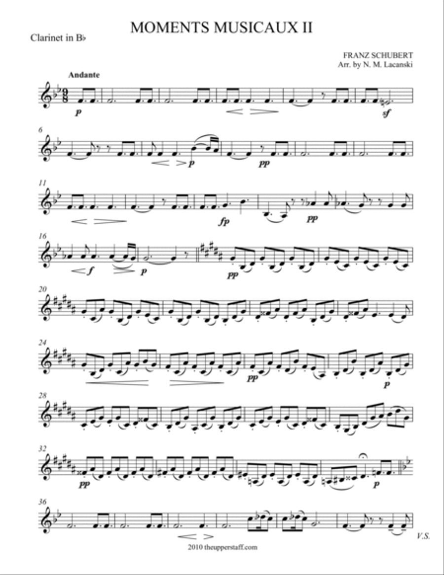 Moments Musicaux II Woodwind Quintet scores gallery preview page 5