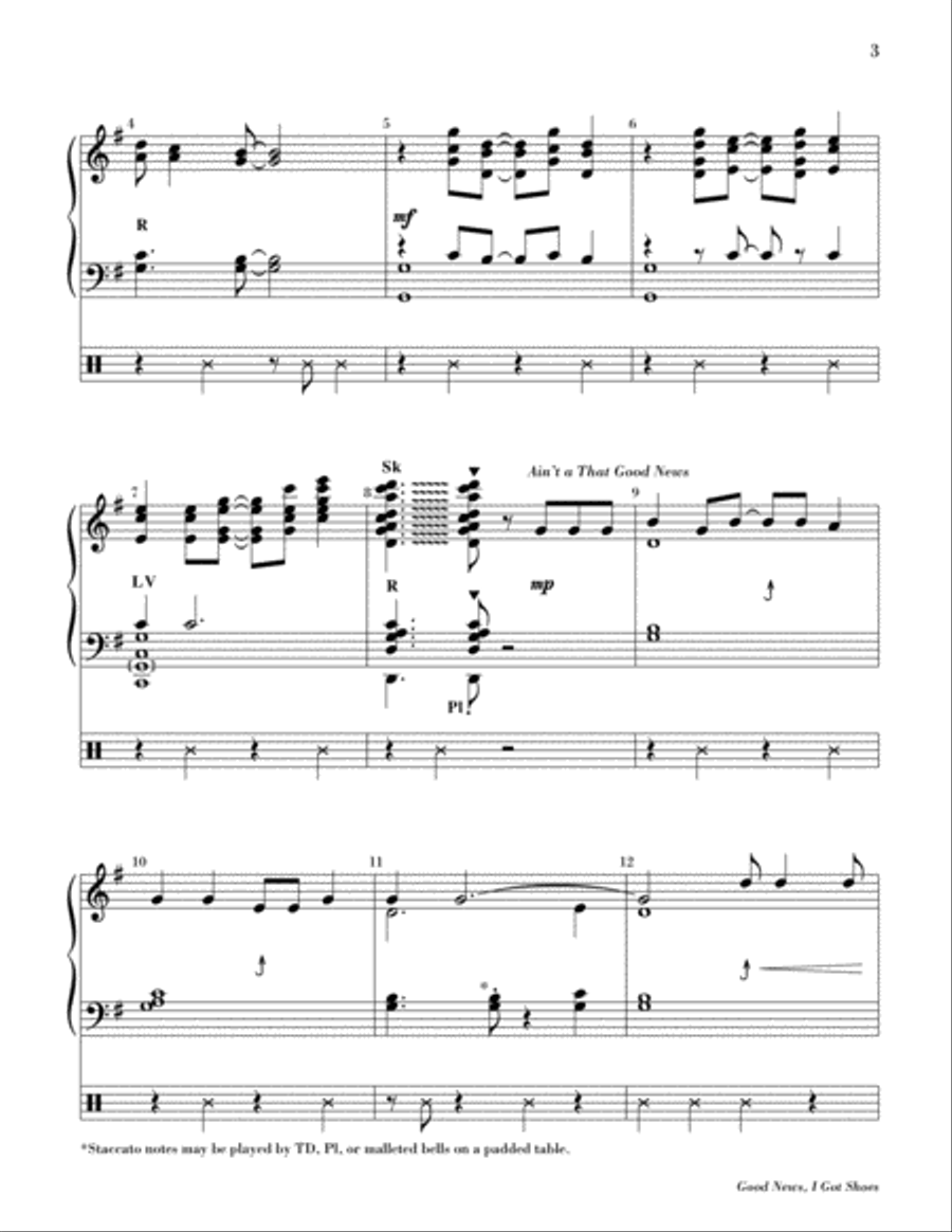 Good News, I've Got Shoes 5-Octaves scores gallery preview page 3