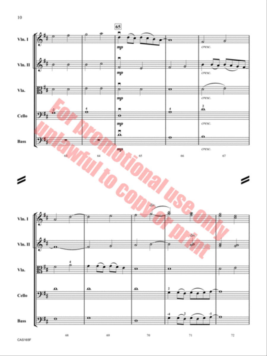 Pachelbel's Rhapsody Pachelbel's Rhapsody Orchestra scores gallery preview page 10