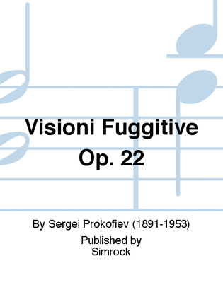 Book cover for Visions Fugitives Op.22