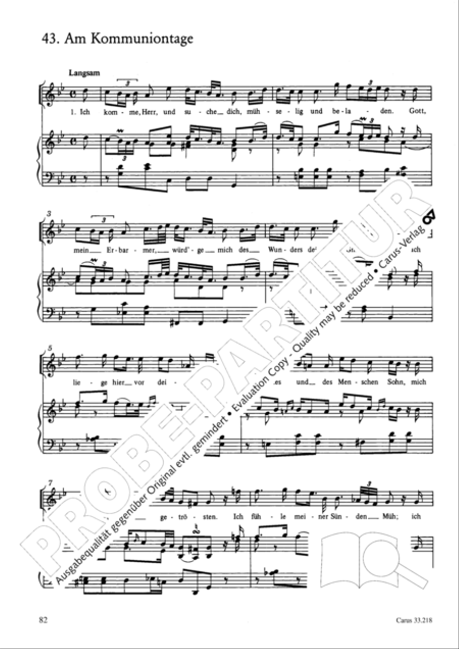 Geistliche Oden und Lieder (Gellert) Collection / Songbook scores gallery preview page 77
