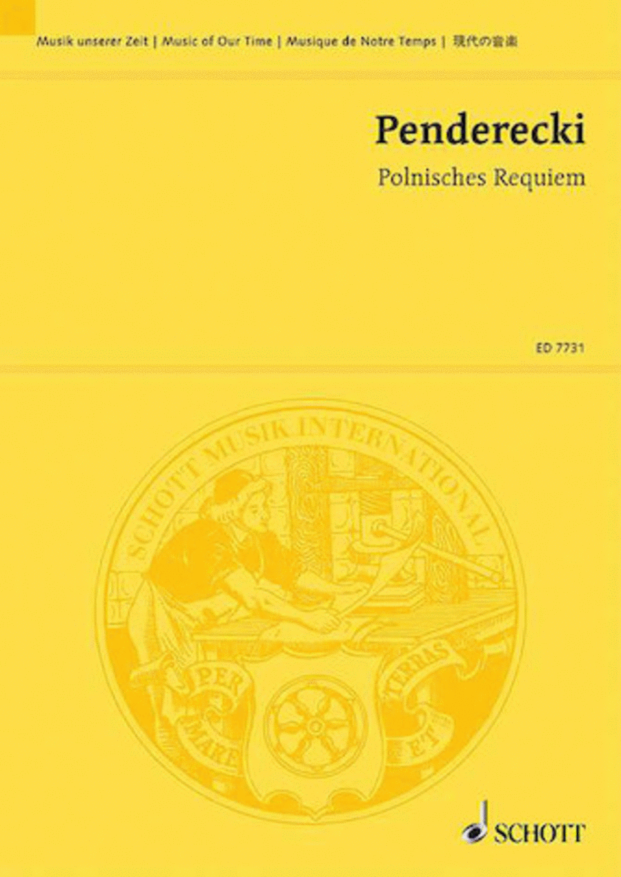 Polish Requiem Polish Requiem Choir scores gallery preview page 1