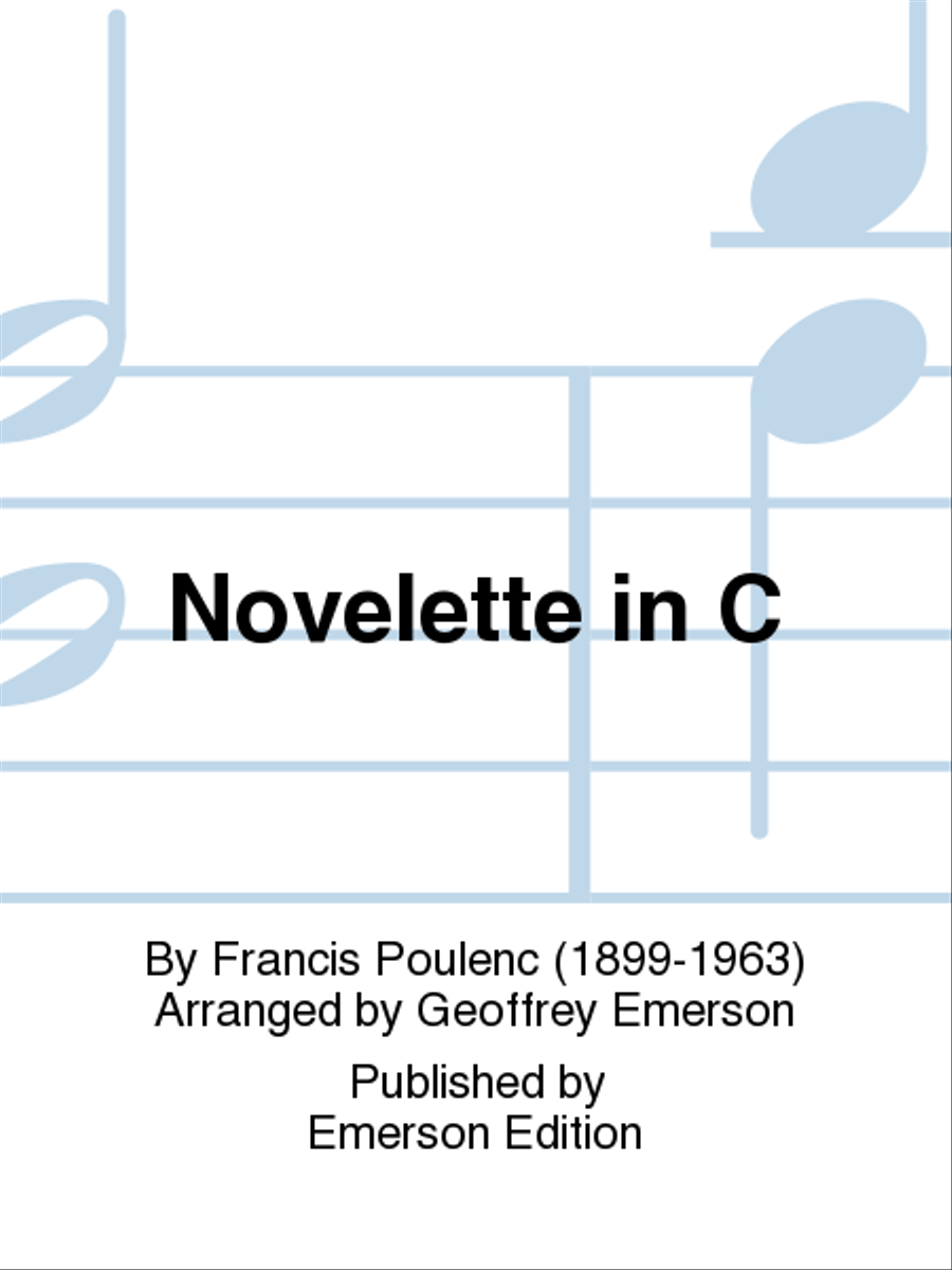 Novelette in C Woodwind Quintet scores gallery preview page 1