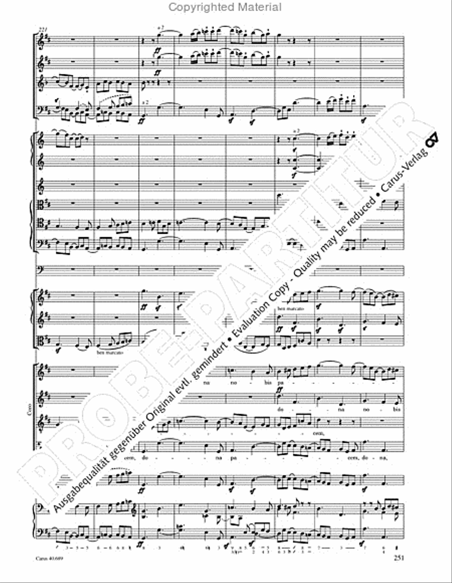 Missa solemnis Missa solemnis 4-Part scores gallery preview page 267