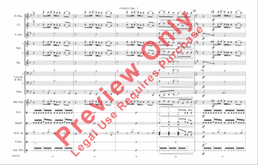 Permission to Dance Marching Band scores gallery preview page 8