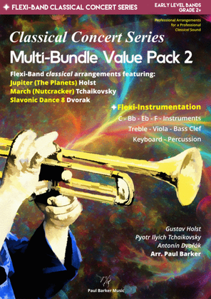 Book cover for Classical Concert Series – Multi-Bundle Value Pack 2 (Flexible Instrumentation)
