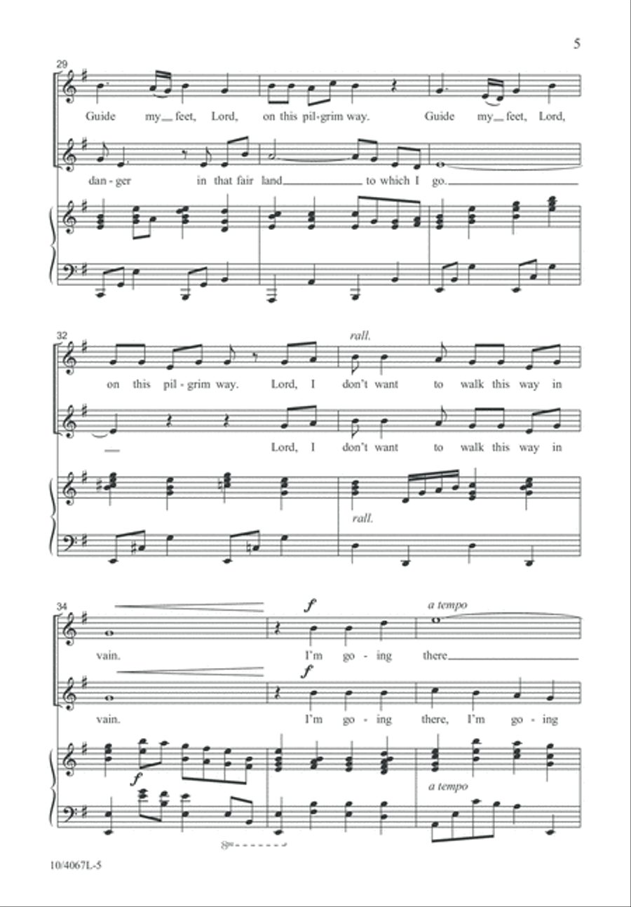 Guide My Wayfaring Feet 2-Part scores gallery preview page 5