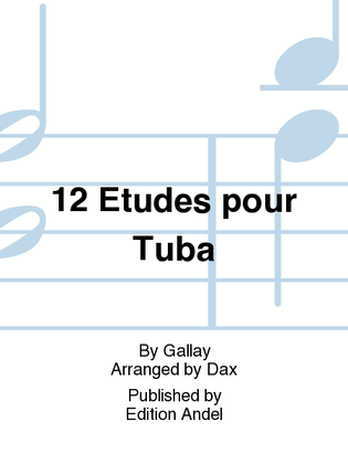 Book cover for 12 Etudes pour Tuba