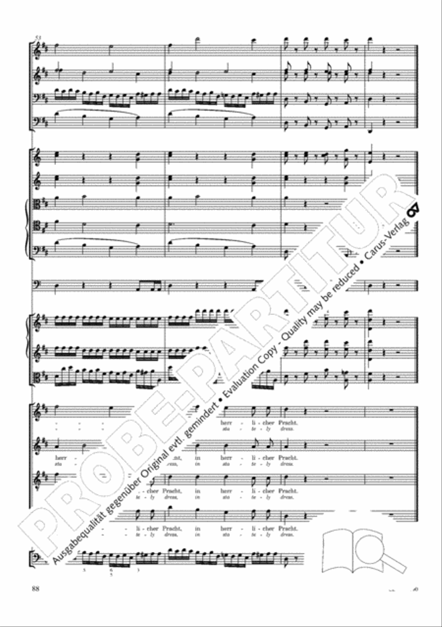 The Creation (Die Schopfung) 4-Part scores gallery preview page 108