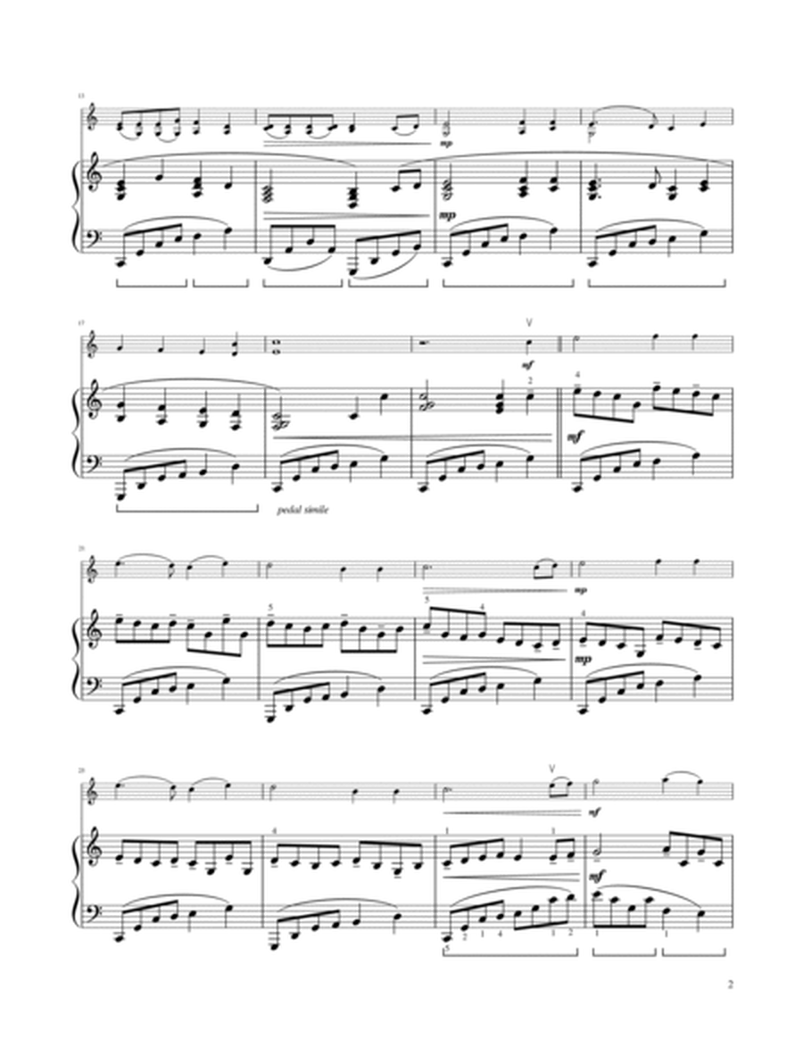 My Jesus, I Love Thee - Violin Solo with Piano Accompaniment image number null