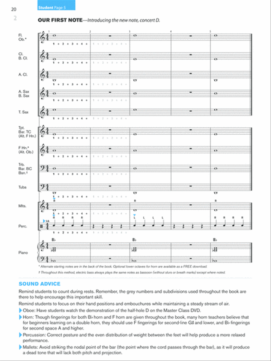 Sound Innovations for Concert Band, Book 1 Concert Band scores gallery preview page 21