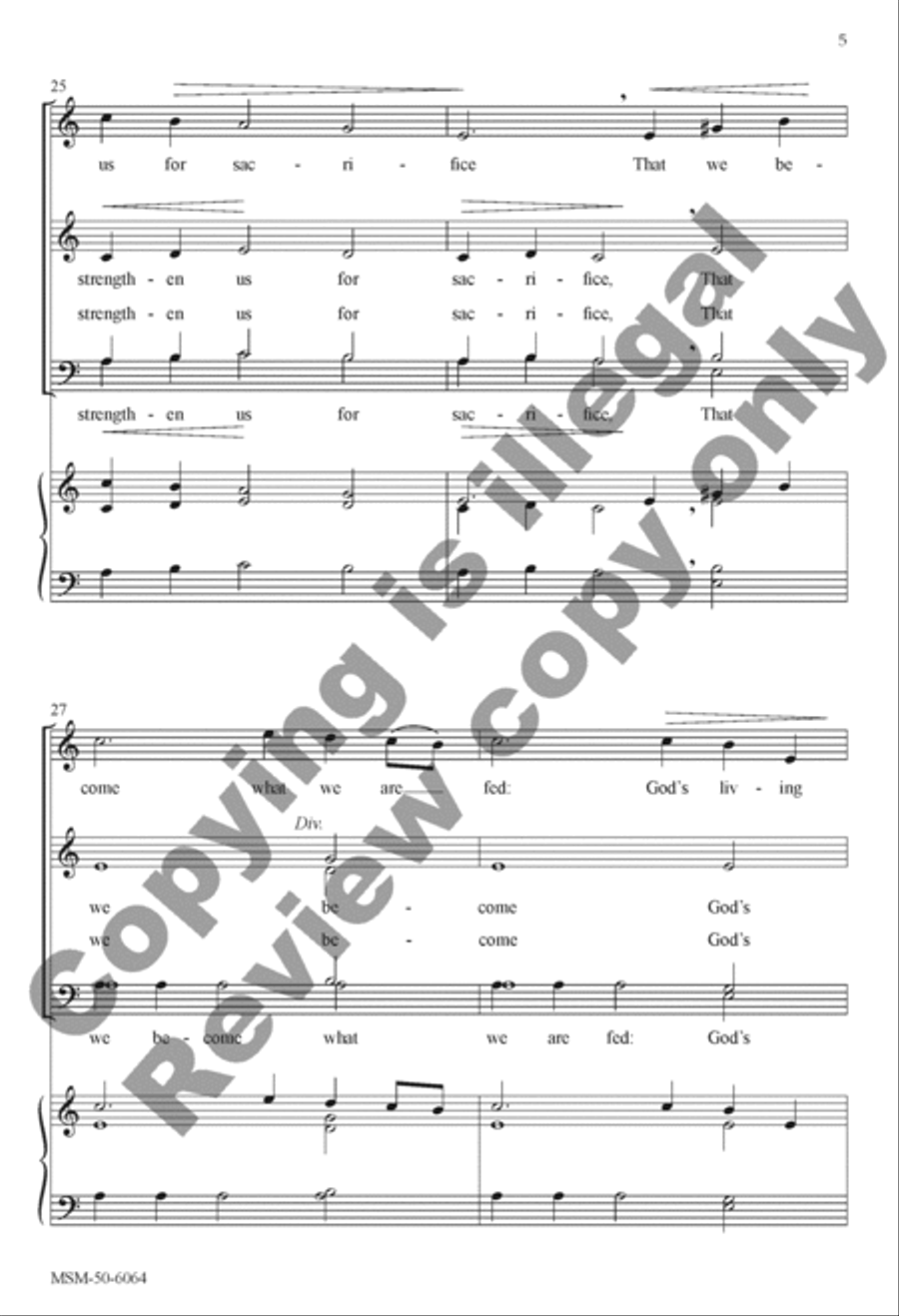 In Peace, in Peace, Through Christ the Door 4-Part scores gallery preview page 6