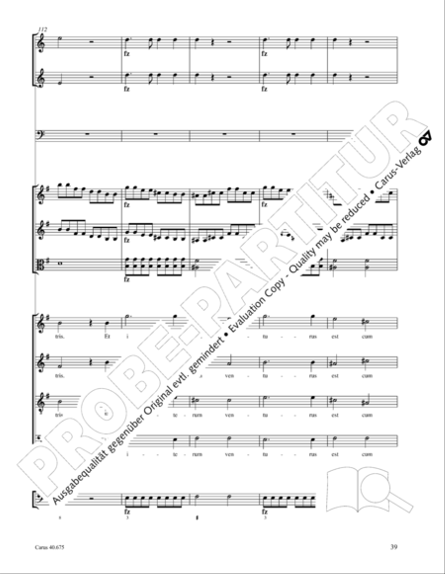 Mass in G Major STB scores gallery preview page 52