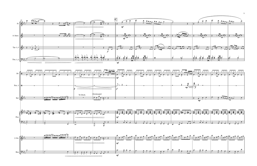 Skyfall Jazz Ensemble scores gallery preview page 5