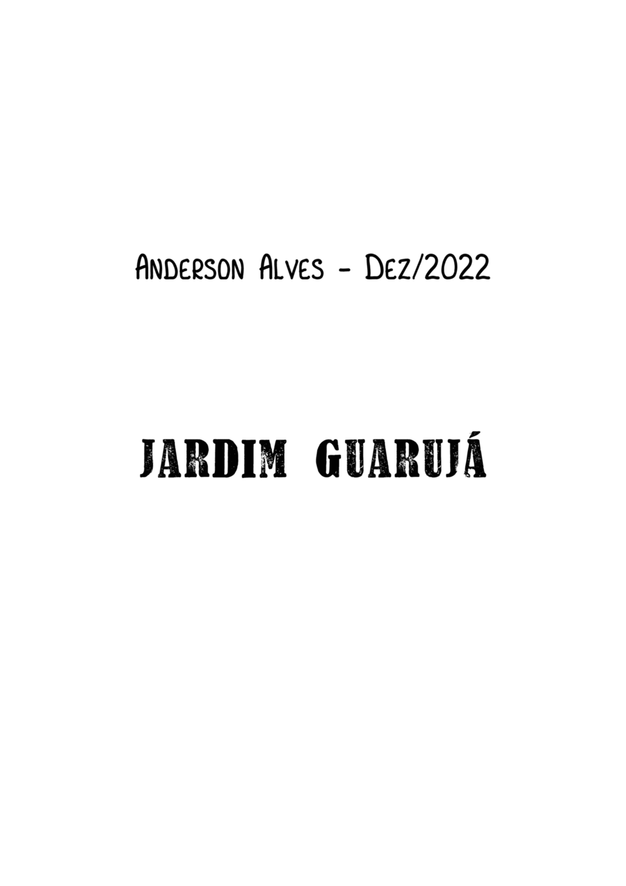 Jardim Guarujá Piano Solo scores gallery preview page 1