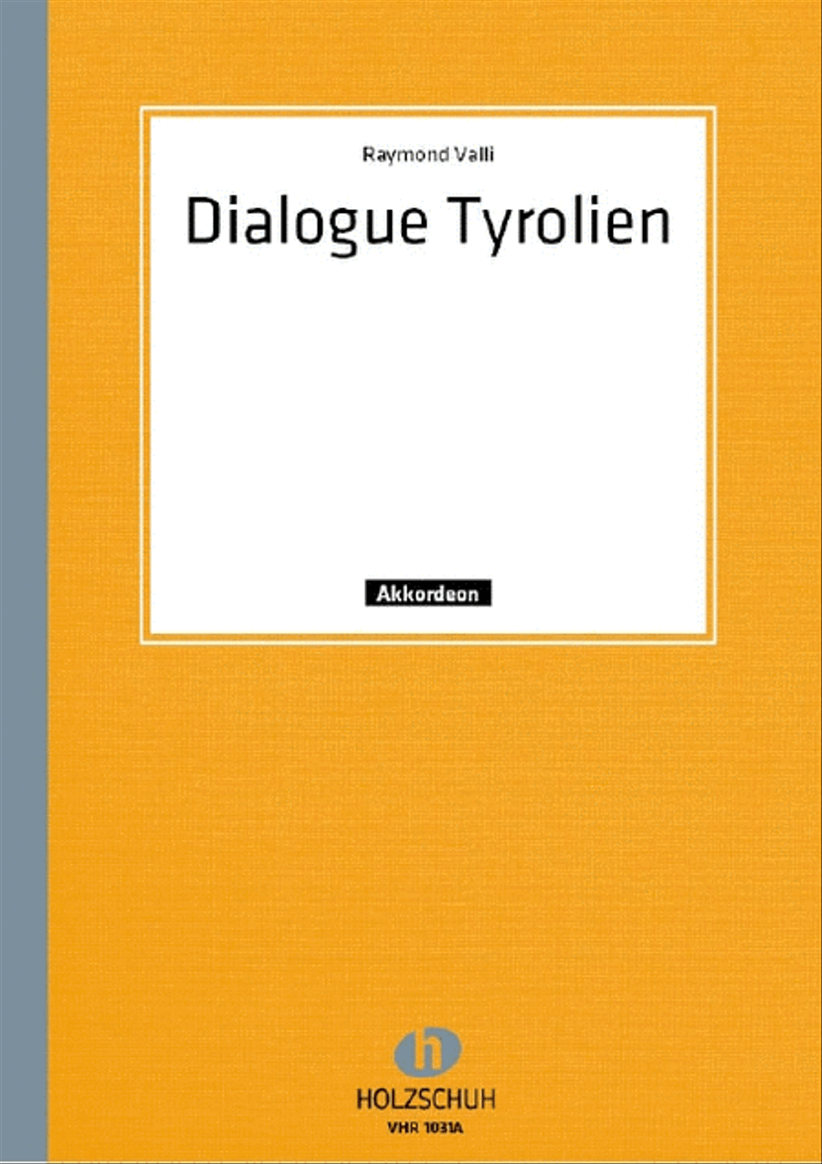Dialogue Tyrolien, Ländler Accordion scores gallery preview page 1