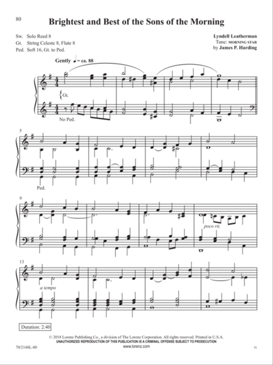 Easy Organ Library, Vol. 64 Organ Solo scores gallery preview page 27