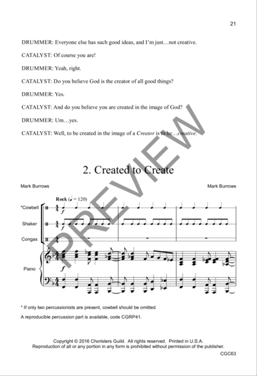 In the Image Preview Kit (Score & CD) Unison Choir scores gallery preview page 13