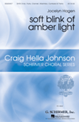 Book cover for soft blink of amber light